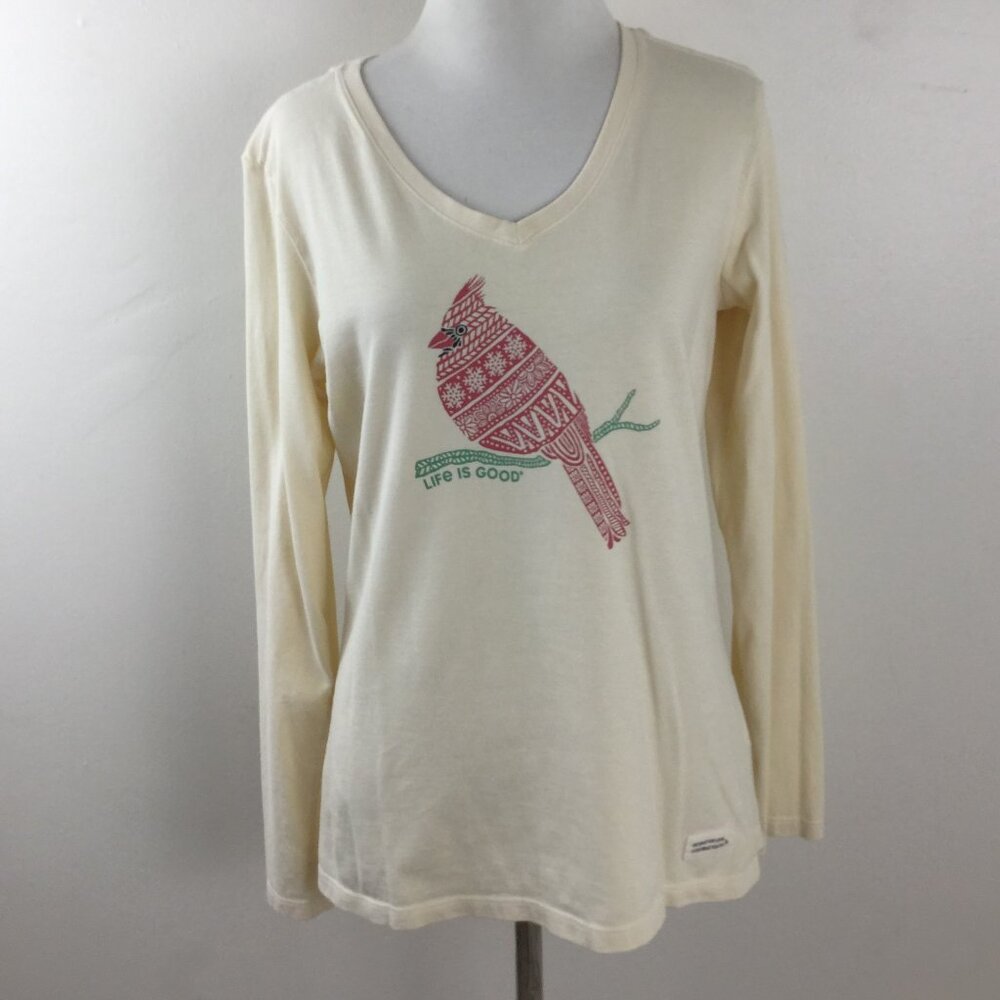 Life is Good Bird Long Sleeve Tshirt s